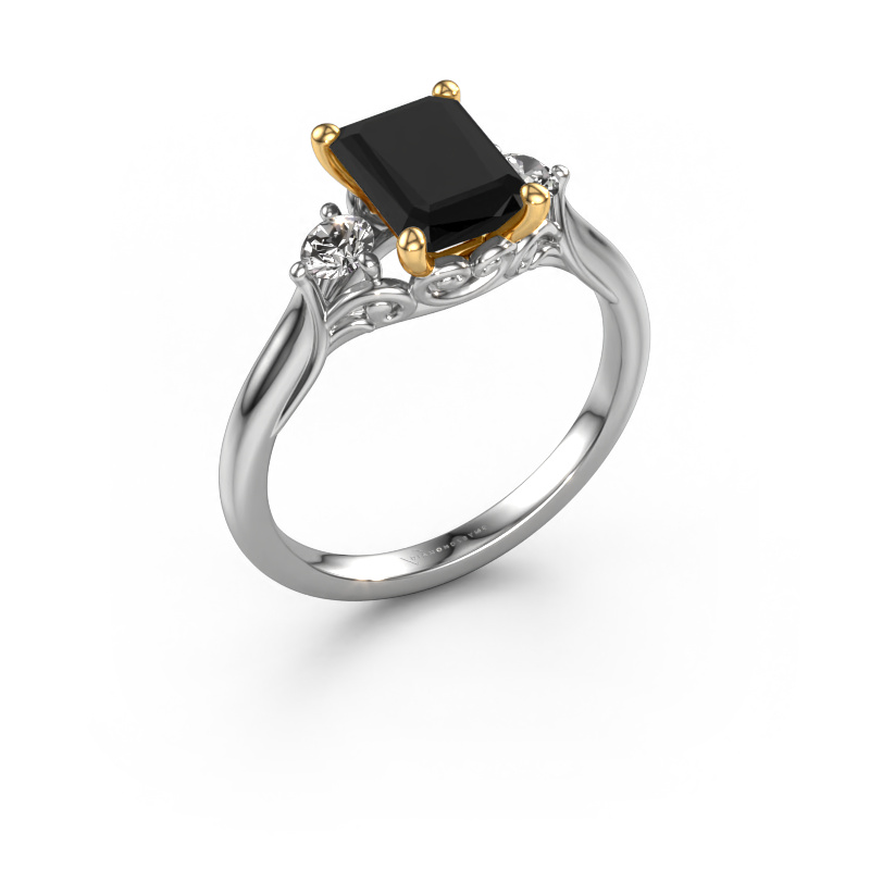 Bild von Verlobungsring Laurian EME 585 Weißgold Schwarz Diamant 2.34 crt