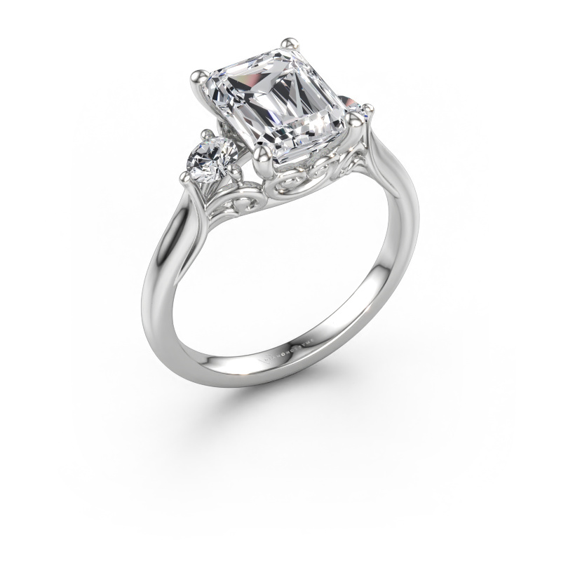 Immagine di Anello di fidanzamento Laurian EME 585 oro bianco Diamante 2.86 crt
