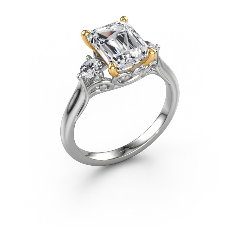 Image de Bague de fiançailles Laurian EME 585 or blanc Diamant 2.86 crt