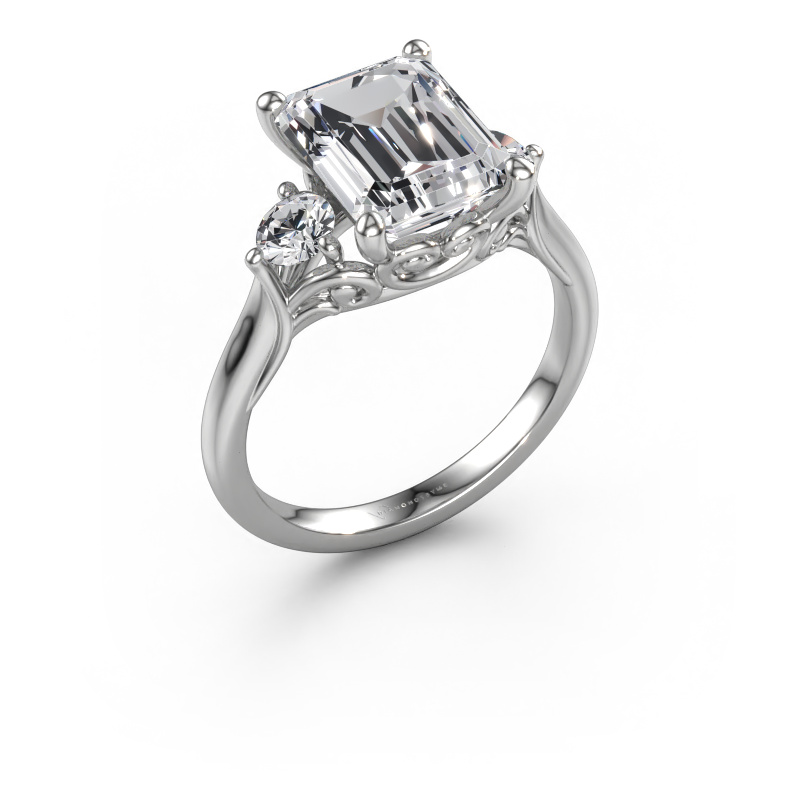 Bild von Verlobungsring Laurian EME 950 Platin Lab-grown Diamant 3.90 crt