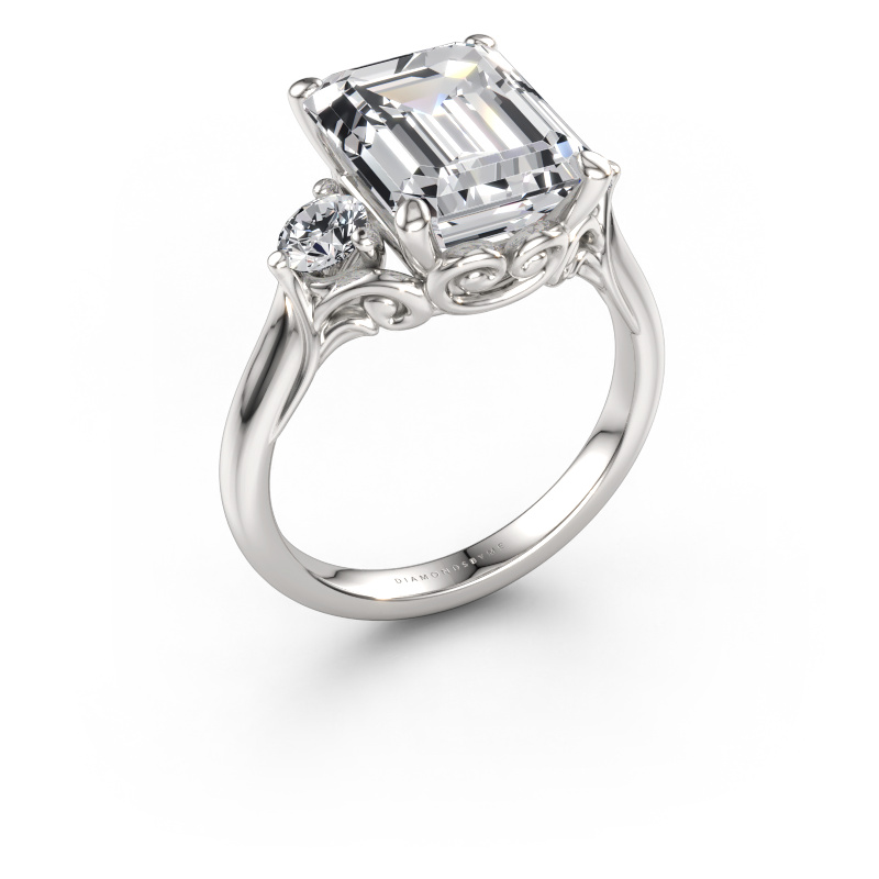 Immagine di Anello di fidanzamento Laurian EME 950 platino Diamante lab grown 5.71 crt