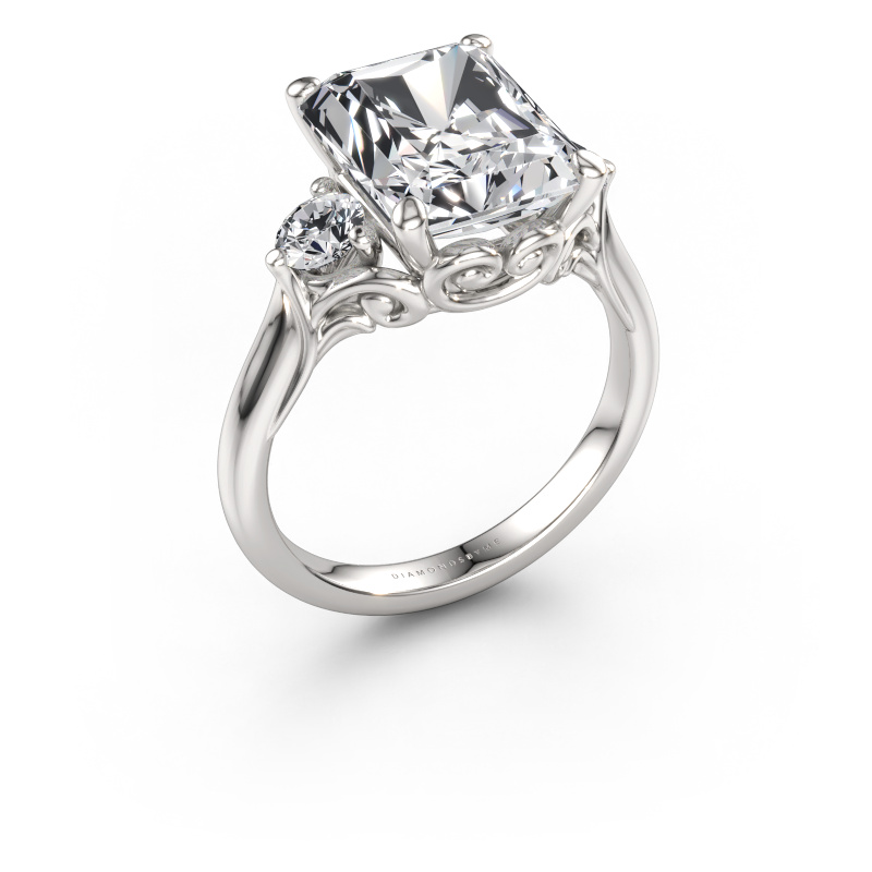 Bild av Förlovningsring Laurian RAD 950 platina Labbodlad diamant 5.55 crt