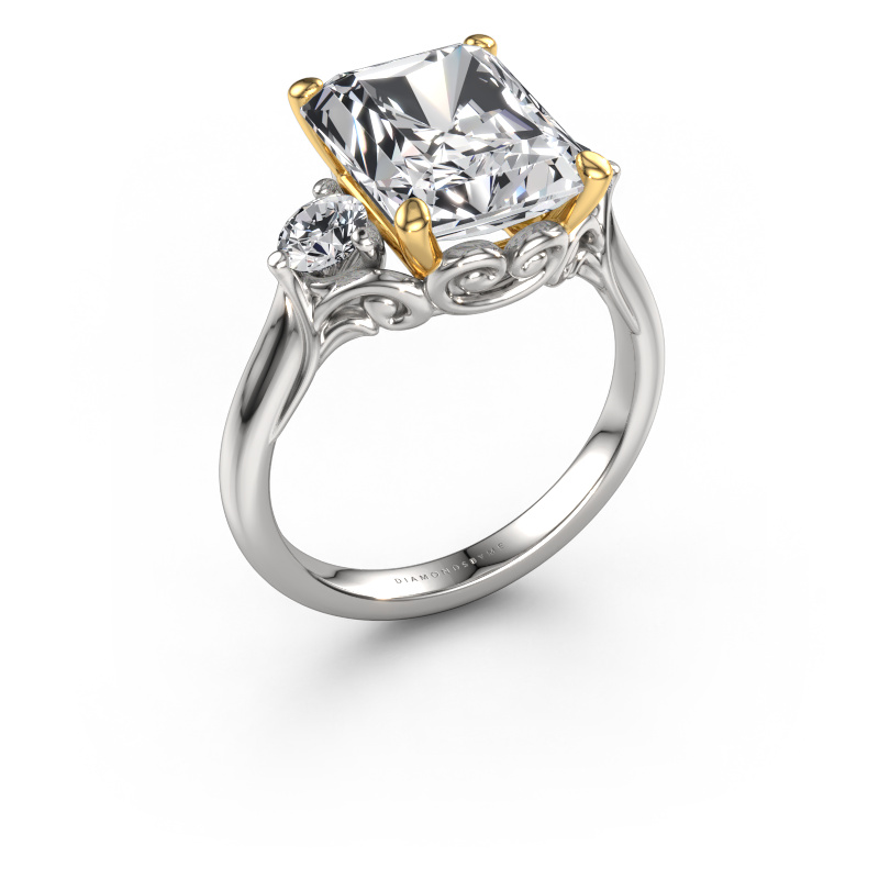 Bild von Verlobungsring Laurian RAD 585 Weißgold Lab-grown Diamant 5.55 crt