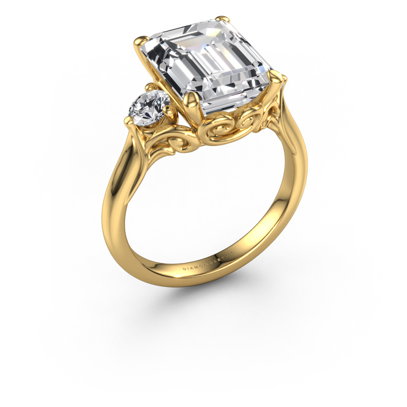Image of Engagement ring Laurian EME 585 gold Lab grown diamond 5.71 crt
