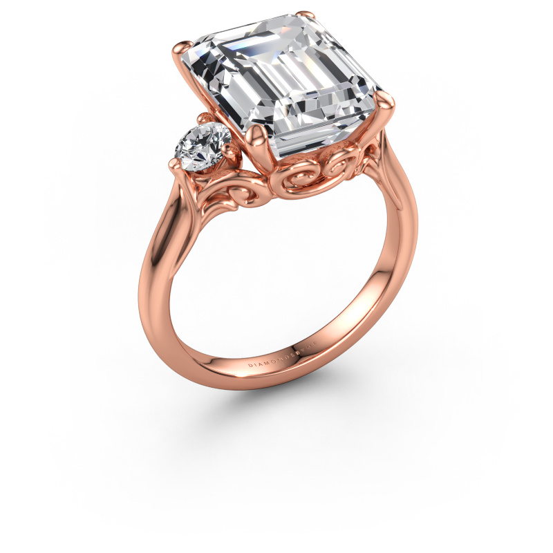 Bild av Förlovningsring Laurian EME 585 roséguld Labbodlad diamant 6.50 crt