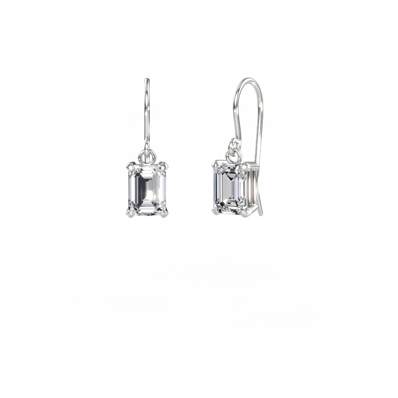 Afbeelding van Oorhangers Laurie EME 1 950 platina Diamant 1.80 crt