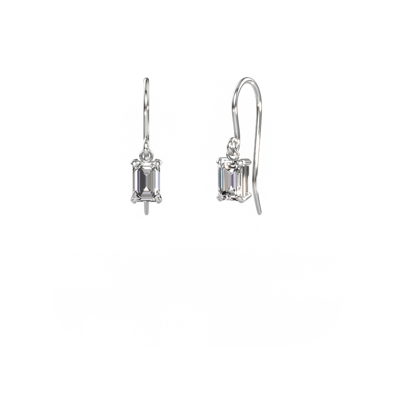 Image de Pendants d'oreilles Laurie EME 1 585 or blanc Diamant 2.30 crt