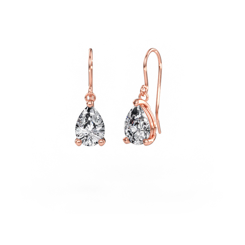 Bild av Hängande örhängen Laurie PER 1 585 roséguld Labbodlad diamant 4.20 crt