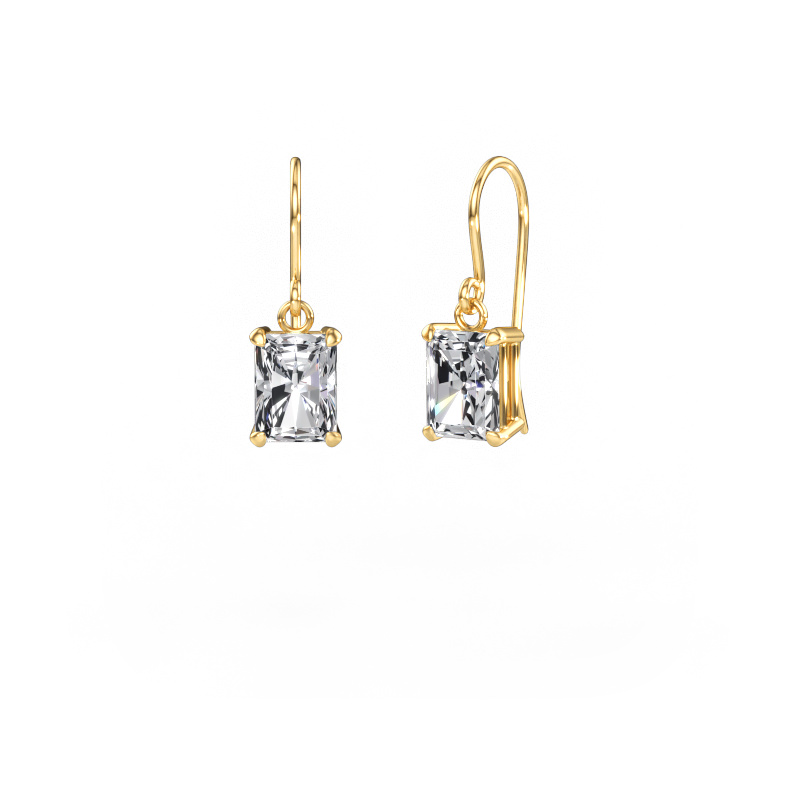 Immagine di Orecchini pendenti Laurie RAD 1 585 oro Diamante lab grown 3.50 crt