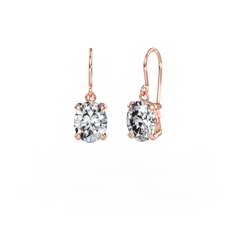 Bild av Hängande örhängen Laurie OVL 1 585 roséguld Labbodlad diamant 5.40 crt