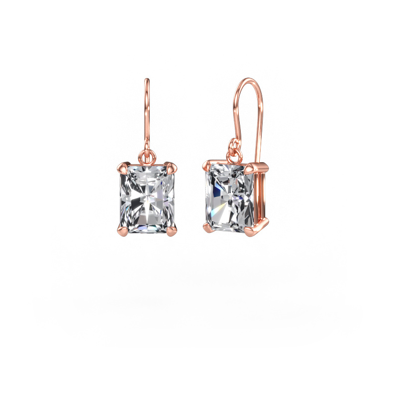 Immagine di Orecchini pendenti Laurie RAD 1 585 oro rosa Diamante 7.00 crt