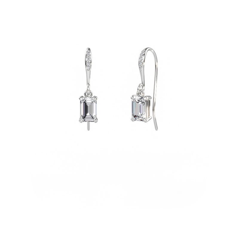 Immagine di Orecchini pendenti Laurie EME 2 585 oro bianco Diamante 1.43 crt