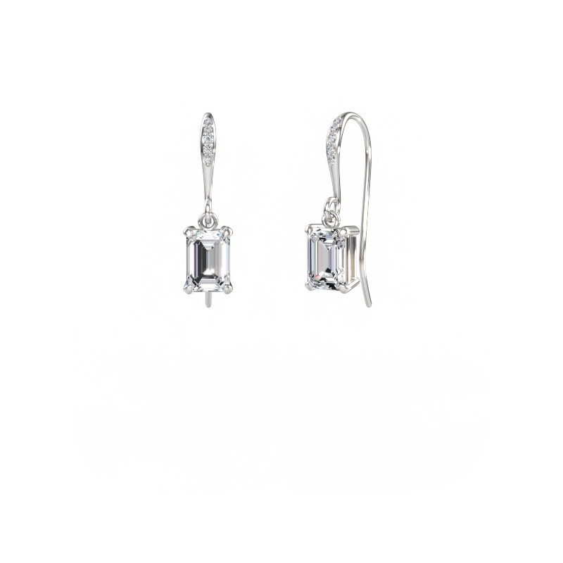 Afbeelding van Oorhangers Laurie EME 2 585 witgoud Diamant 1.83 crt