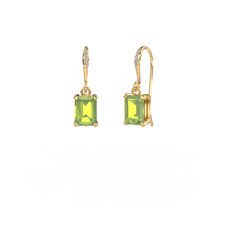 Bild von Ohrhänger Laurie EME 2 585 Gold Peridot 7x5 mm
