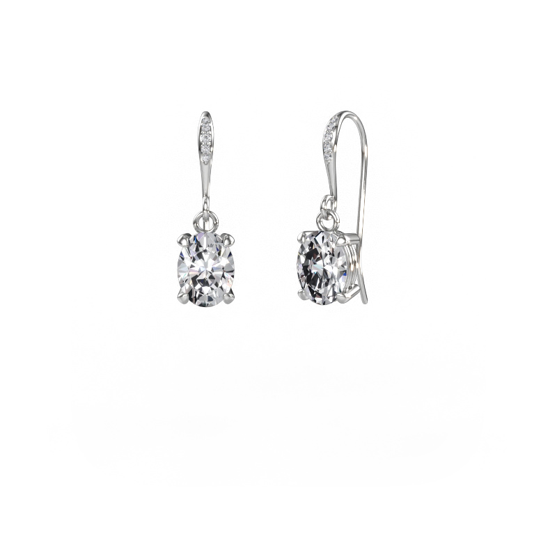Bild von Ohrhänger Laurie OVL 2 950 Platin Lab-grown Diamant 1.63 crt