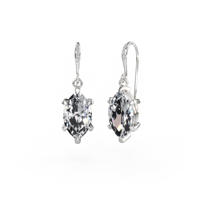 Immagine di Orecchini pendenti Laurie MRQ 2 950 platino Diamante lab grown 6.030 crt