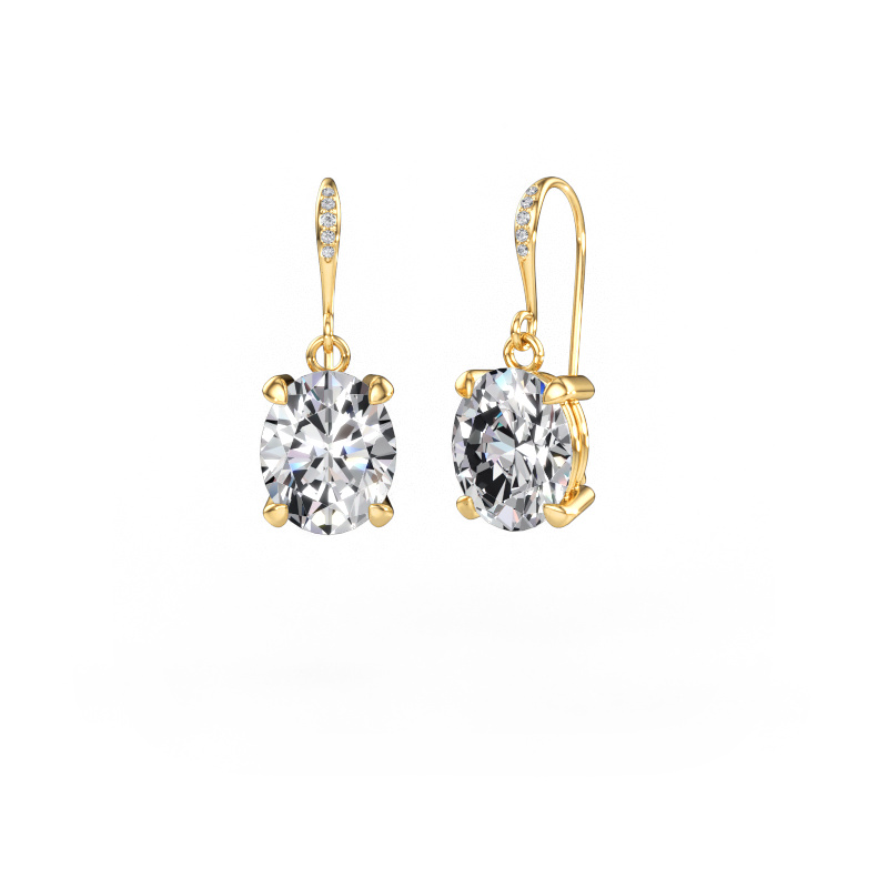 Immagine di Orecchini pendenti Laurie OVL 2 585 oro Diamante 5.43 crt