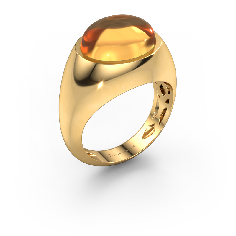 Bild von Ring Laurien 585 Gold Citrin 12x10 mm