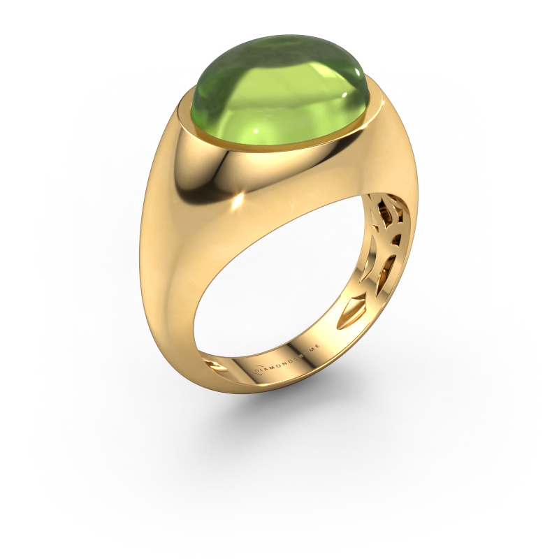 Image of Ring Laurien 585 gold Peridot 12x10 mm
