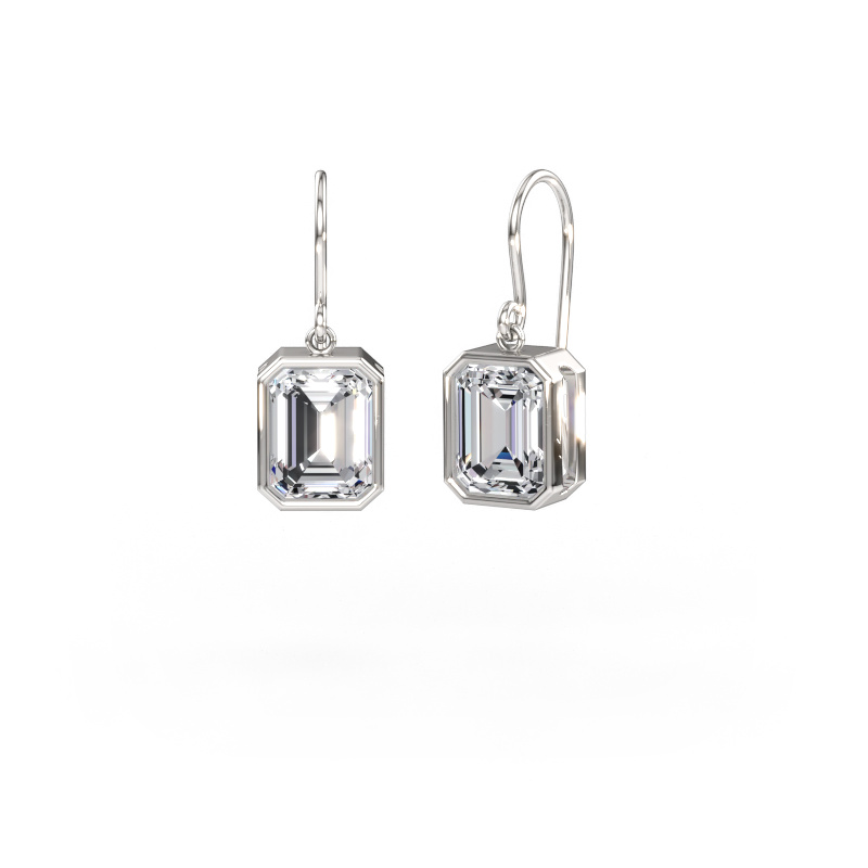 Bild av örhängen Lavon EME 585 vitt guld Labbodlad diamant 5.00 crt