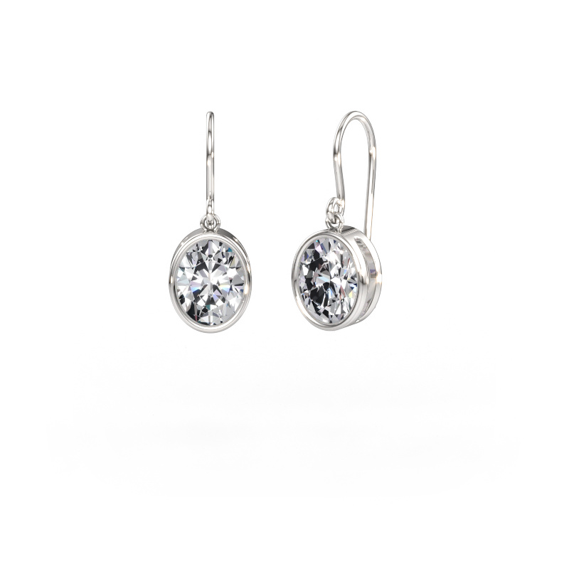 Immagine di Orecchini Lavon OVL 585 oro bianco Diamante 3.60 crt