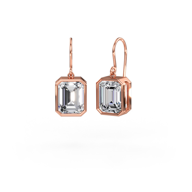 Bild av örhängen Lavon EME 585 roséguld Labbodlad diamant 7.00 crt