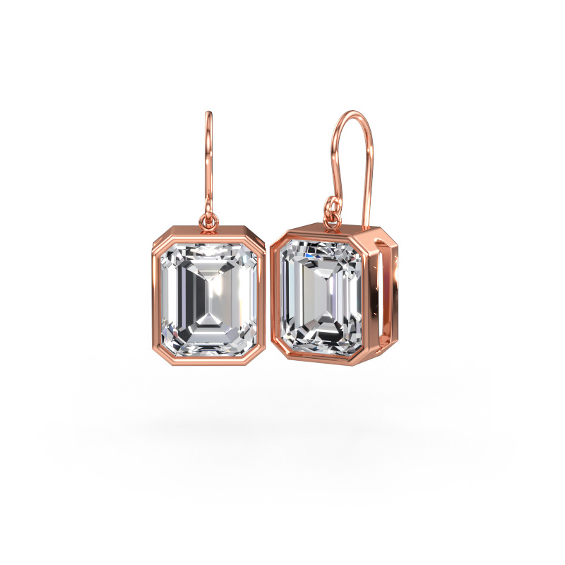 Bild av örhängen Lavon EME 585 roséguld Labbodlad diamant 12.00 crt
