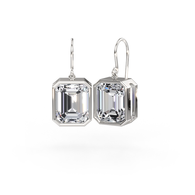Immagine di Orecchini Lavon EME 585 oro bianco Diamante lab grown 12.00 crt