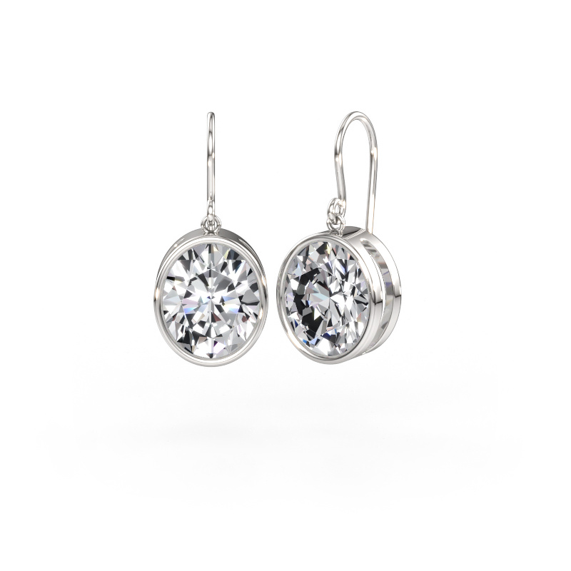 Immagine di Orecchini Lavon OVL 585 oro bianco Diamante lab grown 10.10 crt