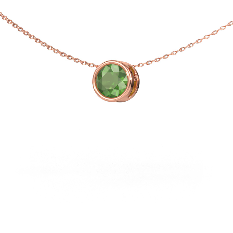 Bild av Hänge Lavon RND 585 roséguld Grön turmalin 6.5 mm