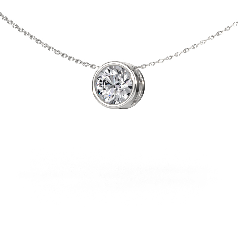 Bild von Anhänger Lavon RND 585 Weißgold Lab-grown Diamant 1.50 crt