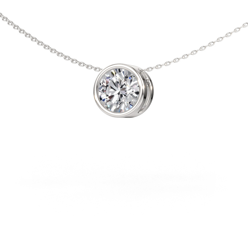 Bild av Hänge Lavon RND 585 vitt guld Diamant 2.00 crt