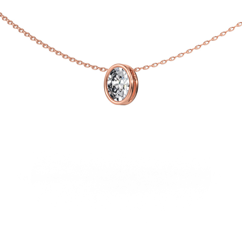 Bild av Hänge Lavon OVL 585 roséguld Diamant 0.60 crt