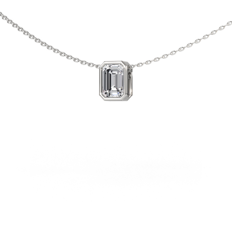 Image of Pendant Lavon EME 950 platinum Lab grown diamond 0.90 crt