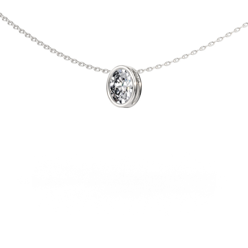 Bild av Hänge Lavon OVL 950 platina Diamant 0.60 crt