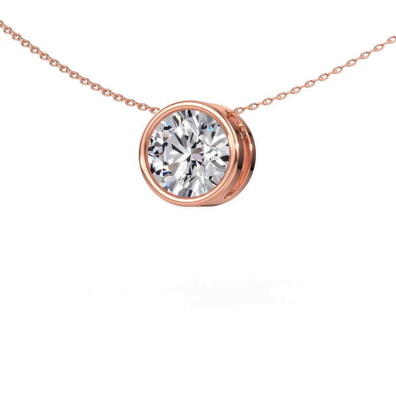 Bild av Hänge Lavon RND 585 roséguld Labbodlad diamant 4.00 crt
