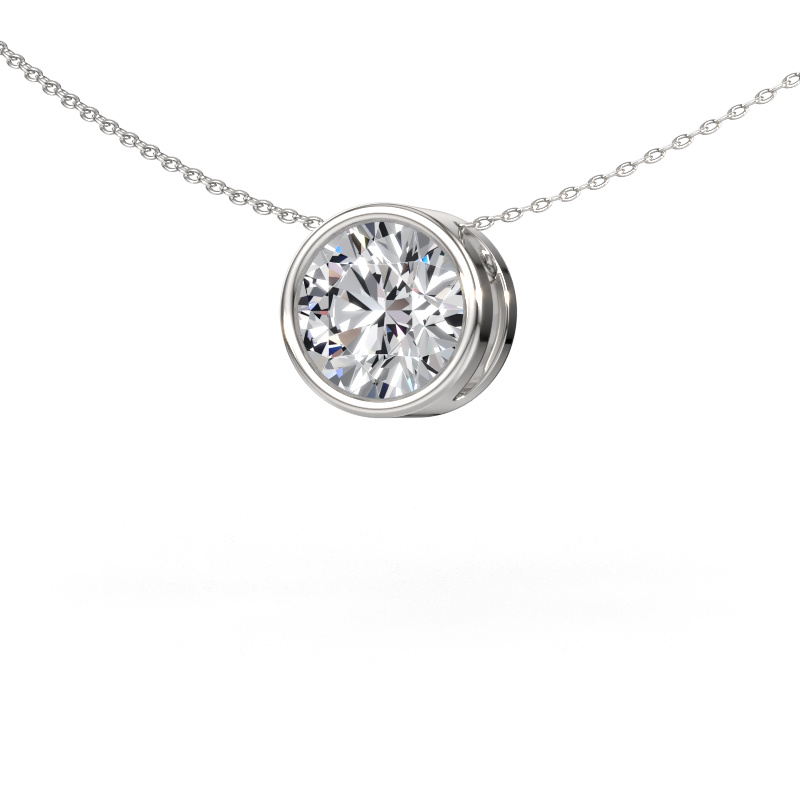 Bild von Anhänger Lavon RND 950 Platin Lab-grown Diamant 4.00 crt