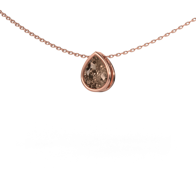 Image of Pendant Lavon PER 585 rose gold Brown diamond 1.00 crt