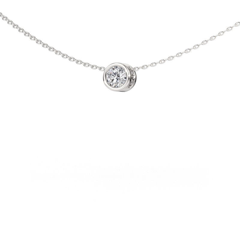 Bild av Hänge Lavon RND 585 vitt guld Diamant 0.25 crt