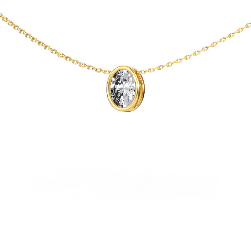Immagine di Ciondolo Lavon OVL 585 oro Diamante lab grown 0.70 crt