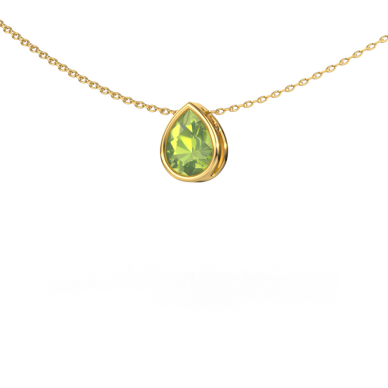Image of Pendant Lavon PER 585 gold Peridot 8x6 mm