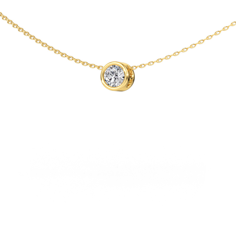 Immagine di Ciondolo Lavon RND 585 oro Diamante lab grown 0.30 crt