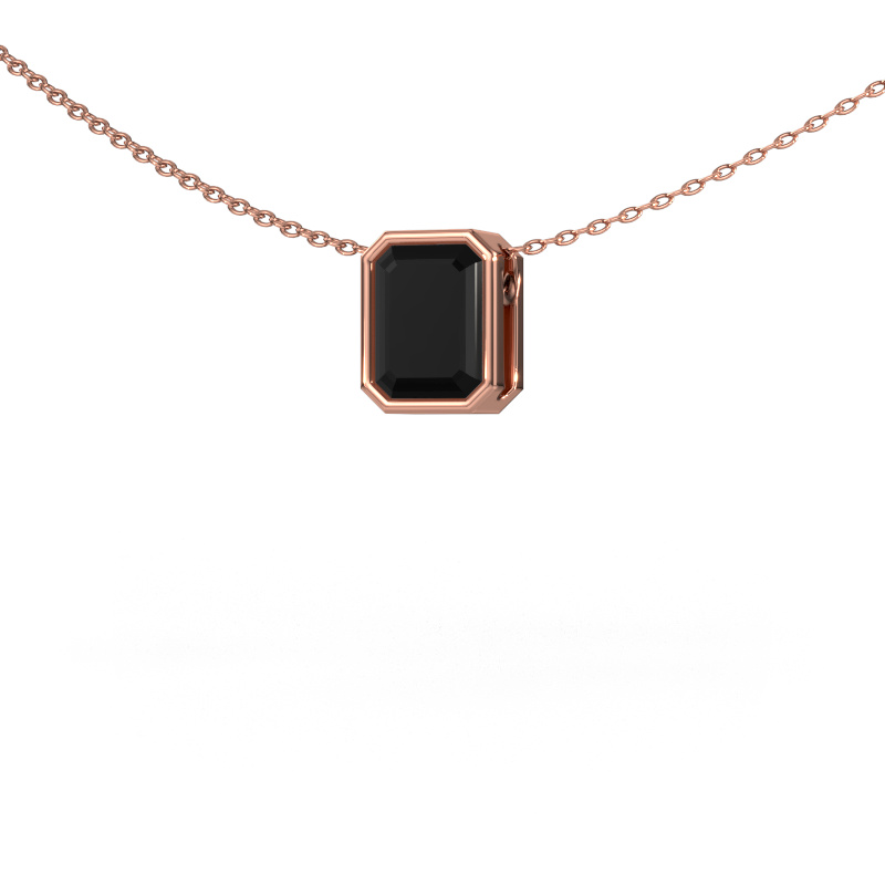 Image of Pendant Lavon EME 585 rose gold Black diamond 2.10 crt