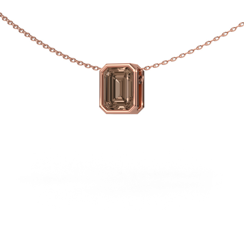 Image of Pendant Lavon EME 585 rose gold Brown diamond 1.75 crt