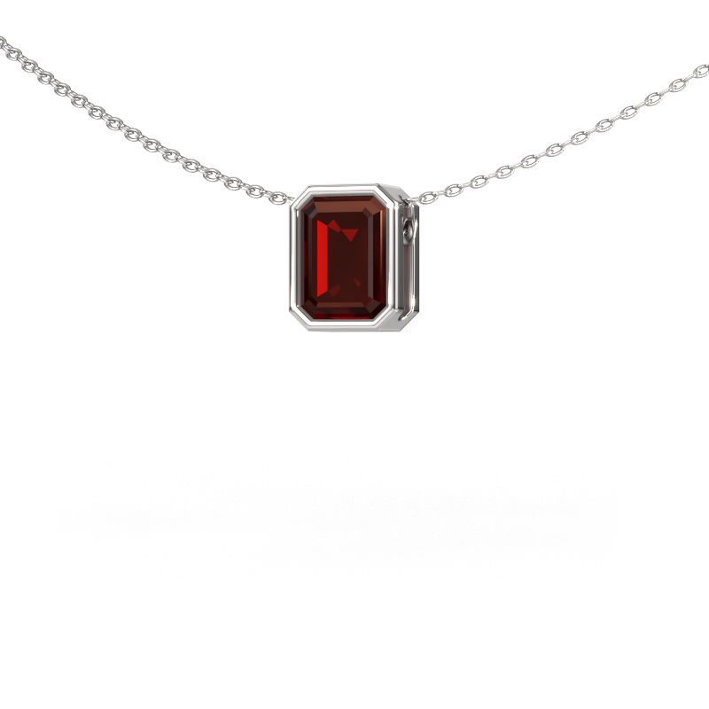 Bild von Anhänger Lavon EME 950 Platin Granat 8x6 mm