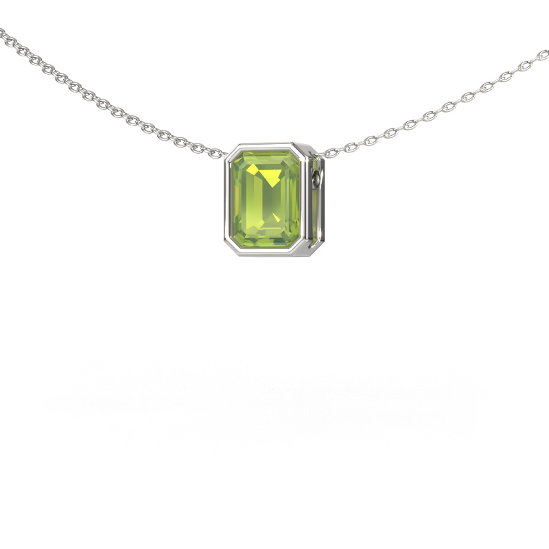 Bild von Anhänger Lavon EME 585 Weißgold Peridot 8x6 mm