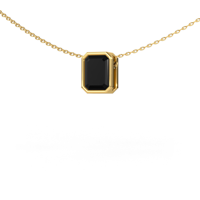 Image of Pendant Lavon EME 585 gold Black diamond 2.10 crt