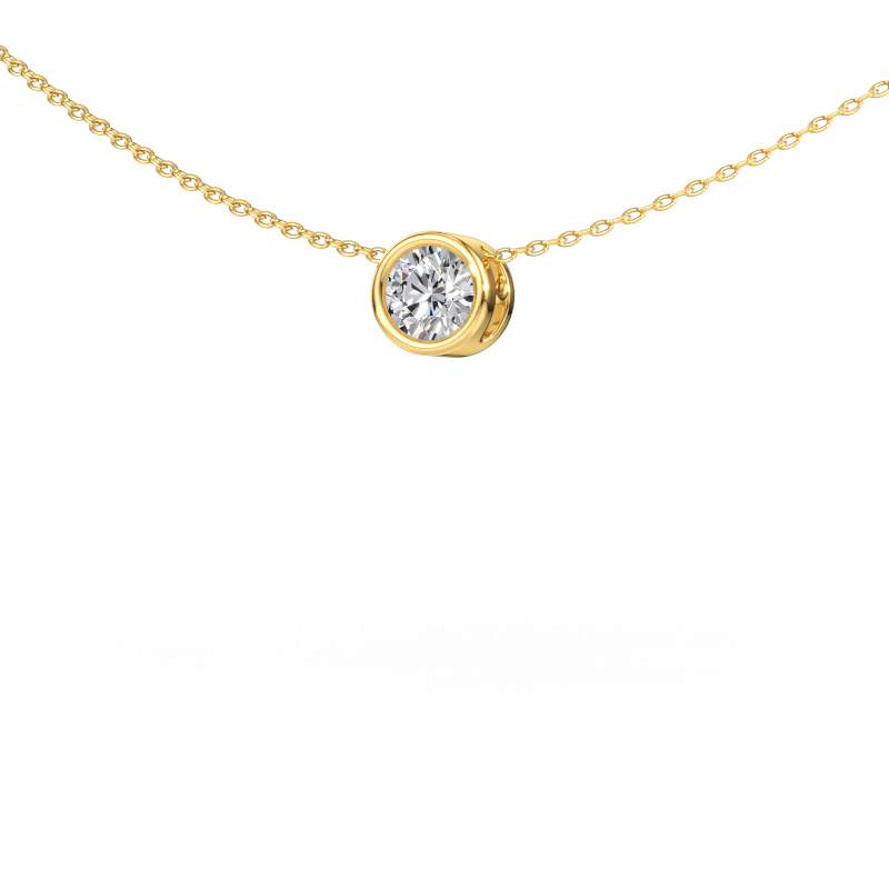 Image de Pendentif Lavon RND 585 or jaune Diamant 0.40 crt