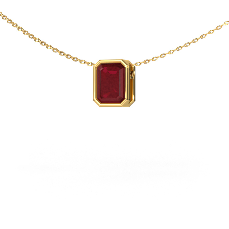 Image of Pendant Lavon EME 585 gold Ruby 8x6 mm