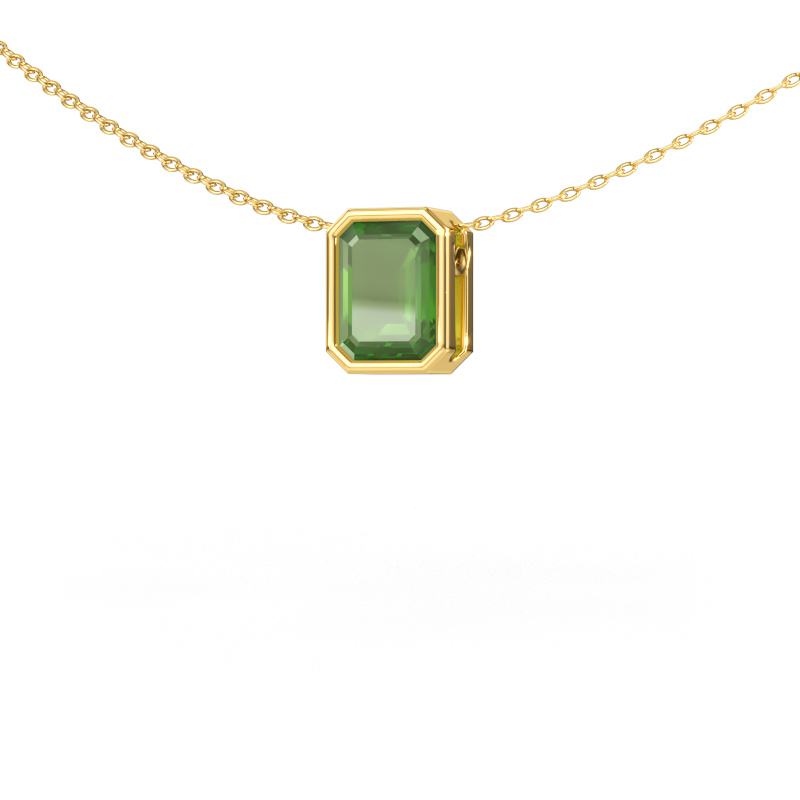 Bild von Anhänger Lavon EME 585 Gold Turmalin grün 8x6 mm